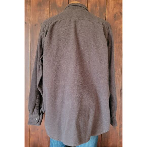 C.E. Schmidt Workwear Men’s XL Brown Heavy Cotton Button Down Shirt 100% Cotton - Picture 5 of 8